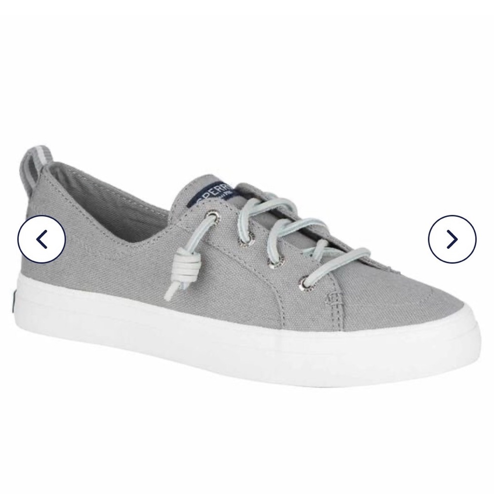 Sperry Light Gray Canvas Sneakers